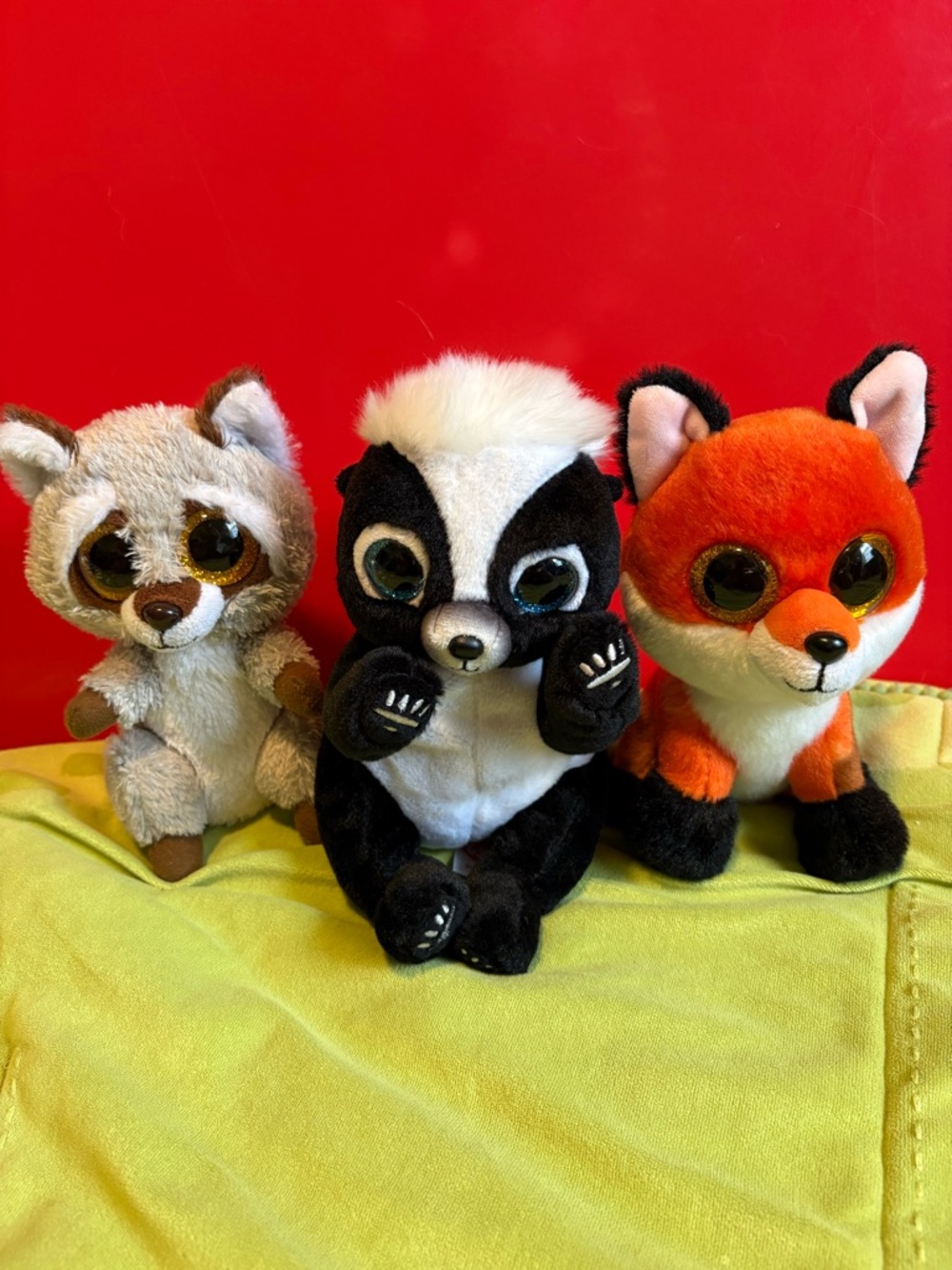 Beanie Baby Plush woodland creature set Stuffed Animal Toy